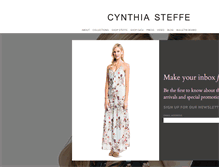 Tablet Screenshot of cynthiasteffe.com